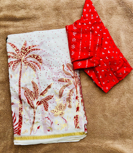 Mul cotton kerala Saree