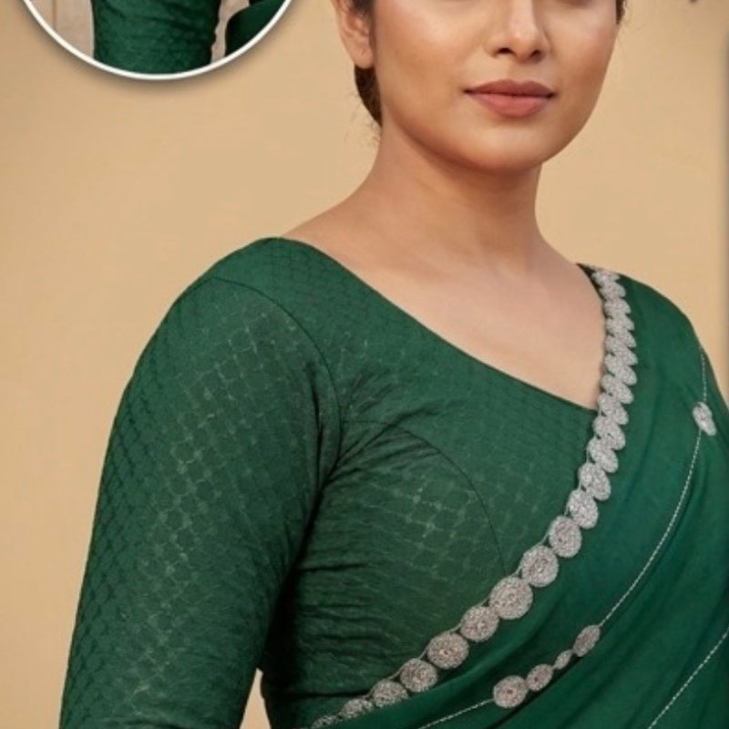 Stretchable blouses- 3/4 th sleeve