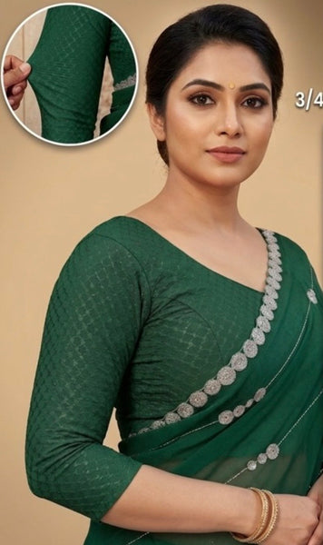 Stretchable blouses- 3/4 th sleeve