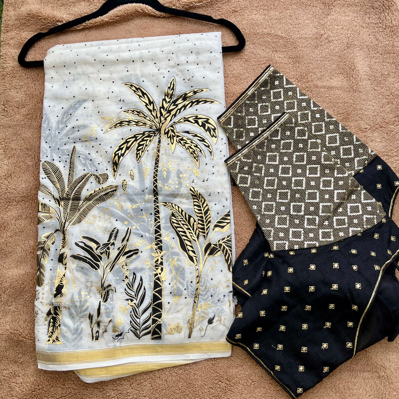 Mul cotton kerala Saree