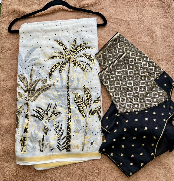 Mul cotton kerala Saree