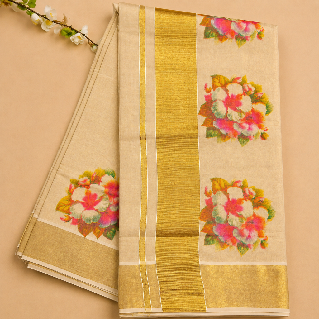 Tissue Saree