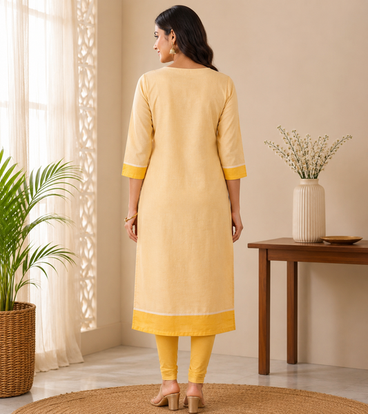 Onam Kurti top- black