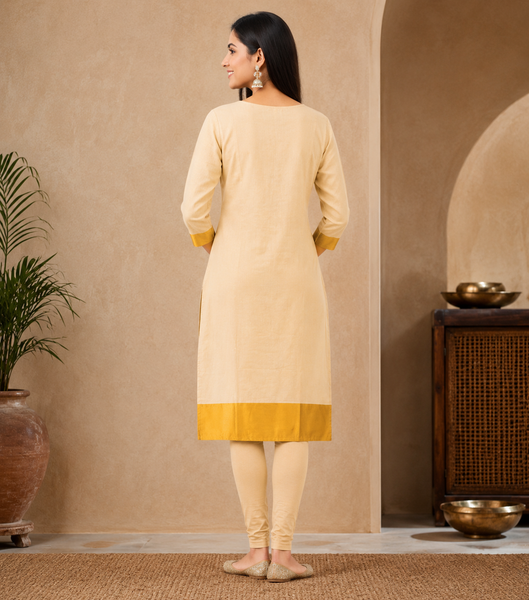 Onam Kurti Top- Maroon