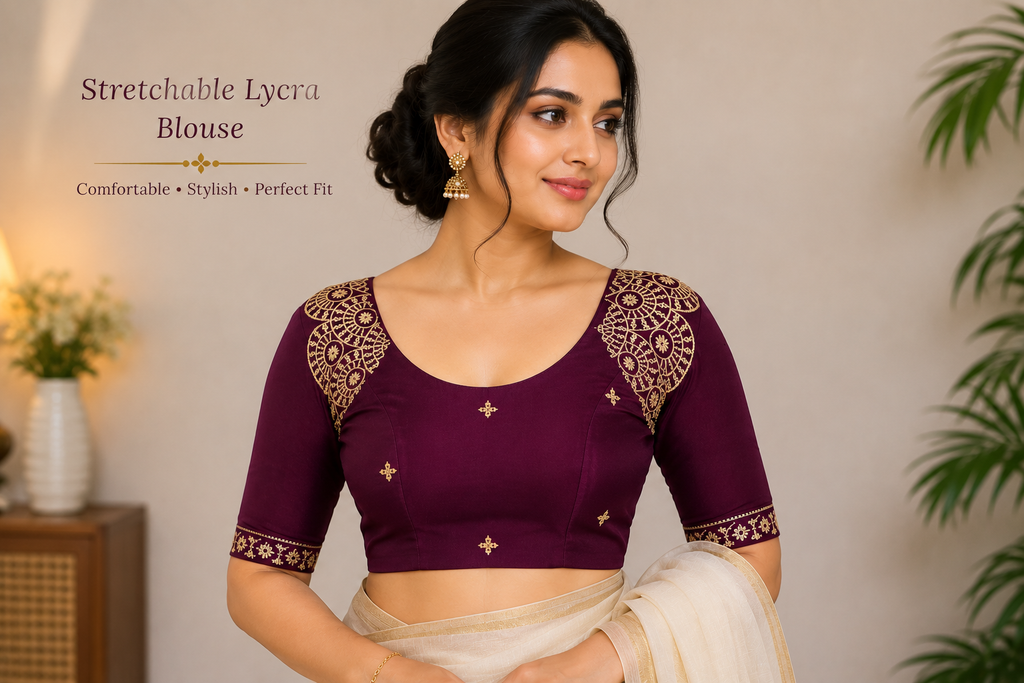 Ready made work with blouse