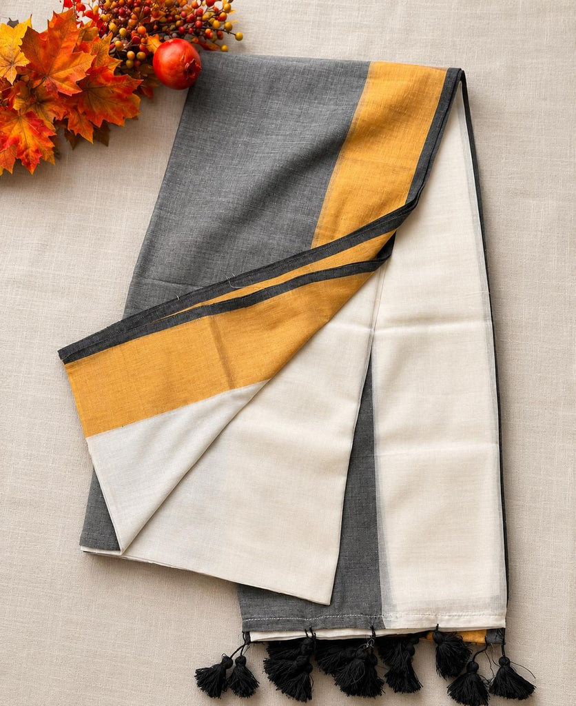 Kerala Mul Cotton Saree