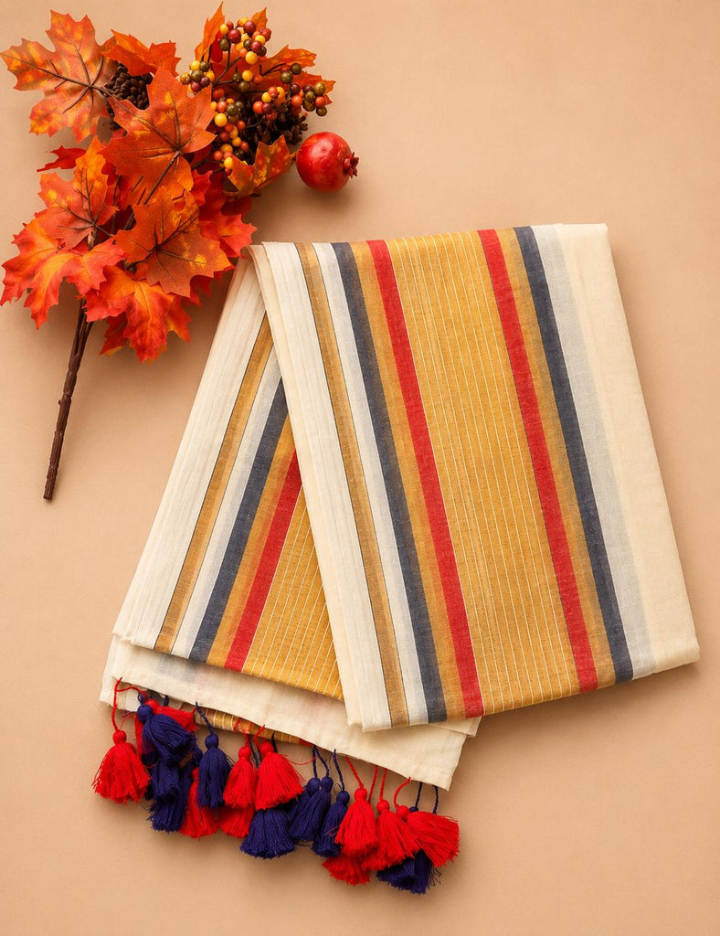 Kerala Mul Cotton Saree