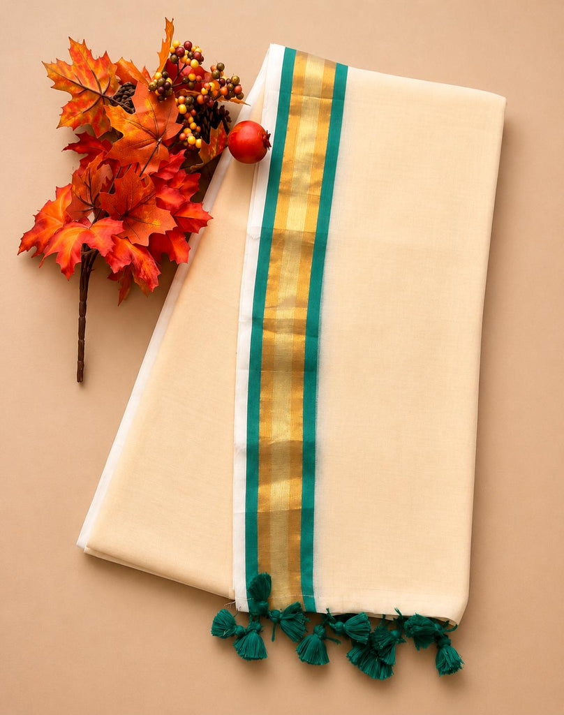 Kerala Mul Cotton Saree